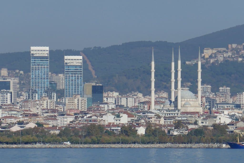 Istanbul skyline seen from across the water