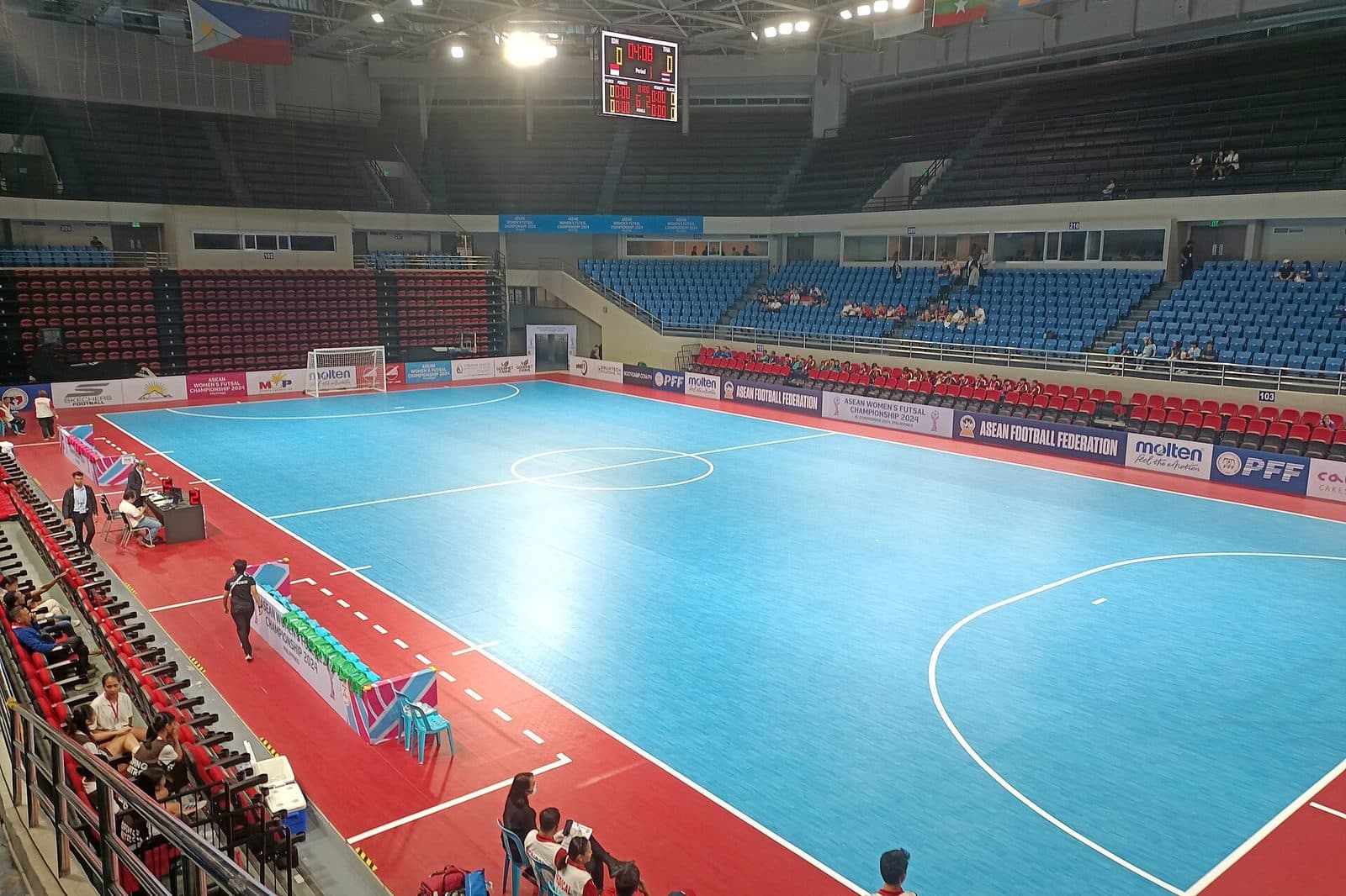 Interior of the PhilSports Arena in Pasig City, venue of the MPL PH Season 18 playoffs