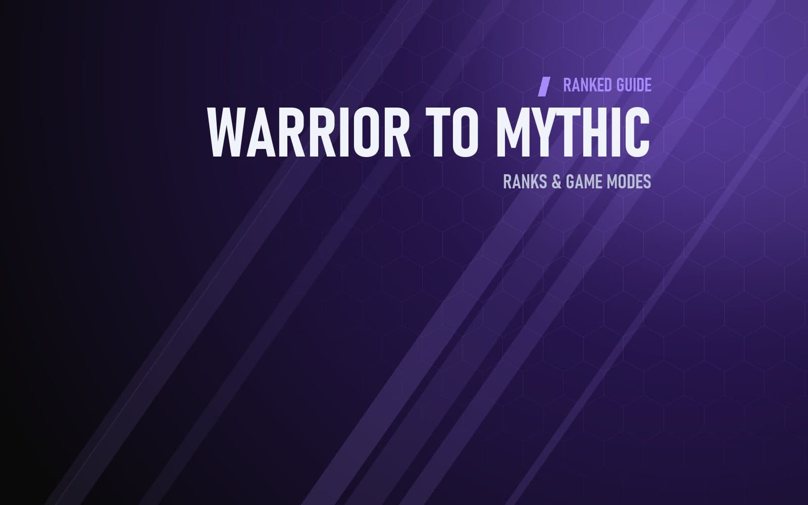 Ranked tiers graphic