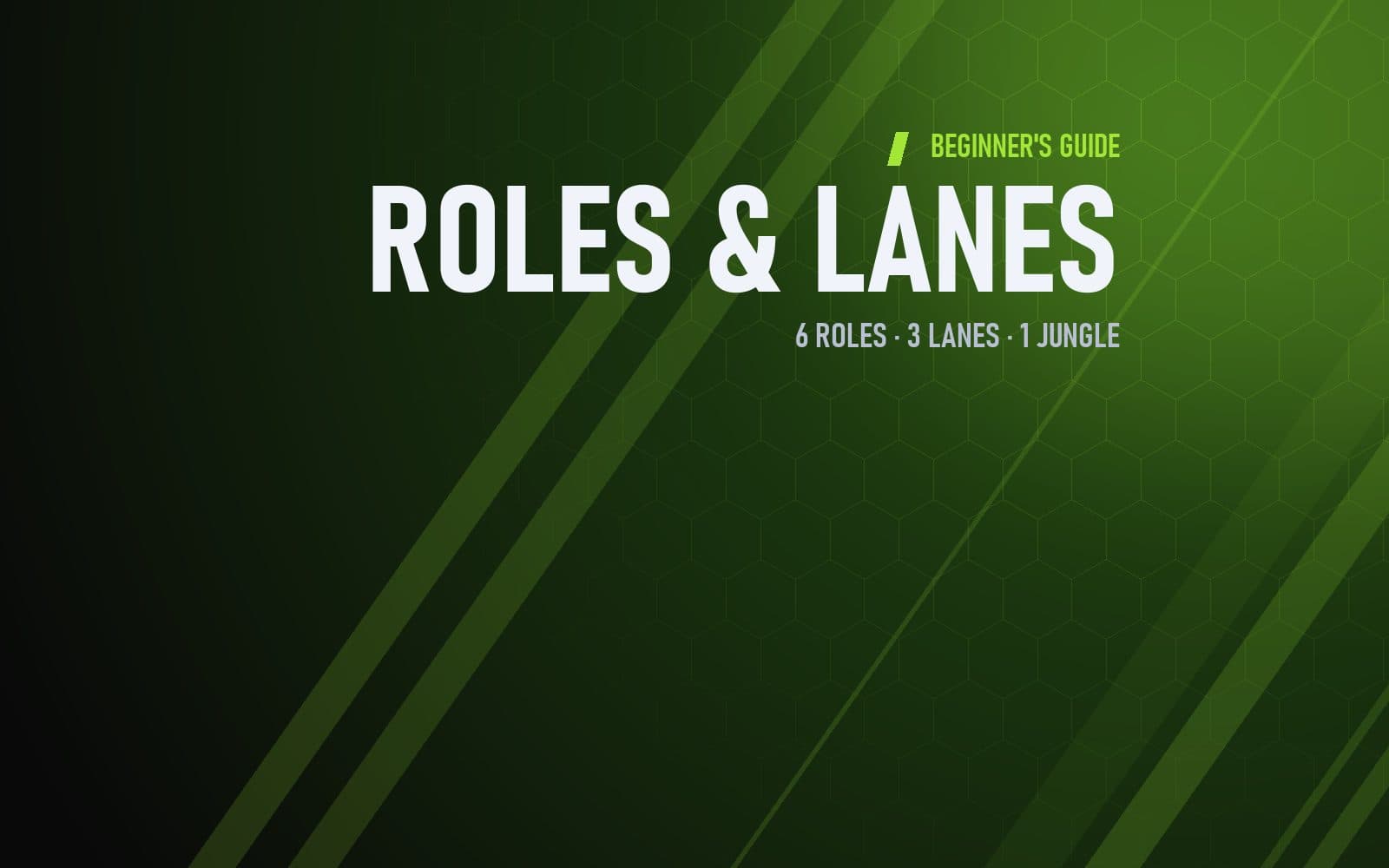 Diagram of MLBB lanes and roles