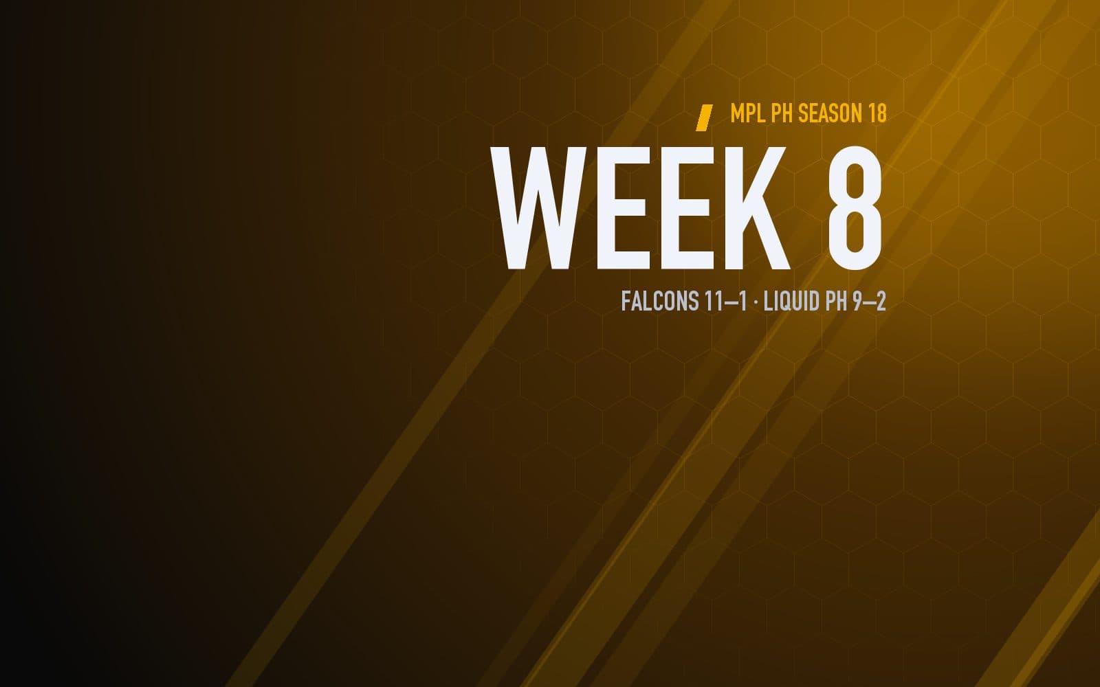MPL Philippines Season 18 Week 8 graphic