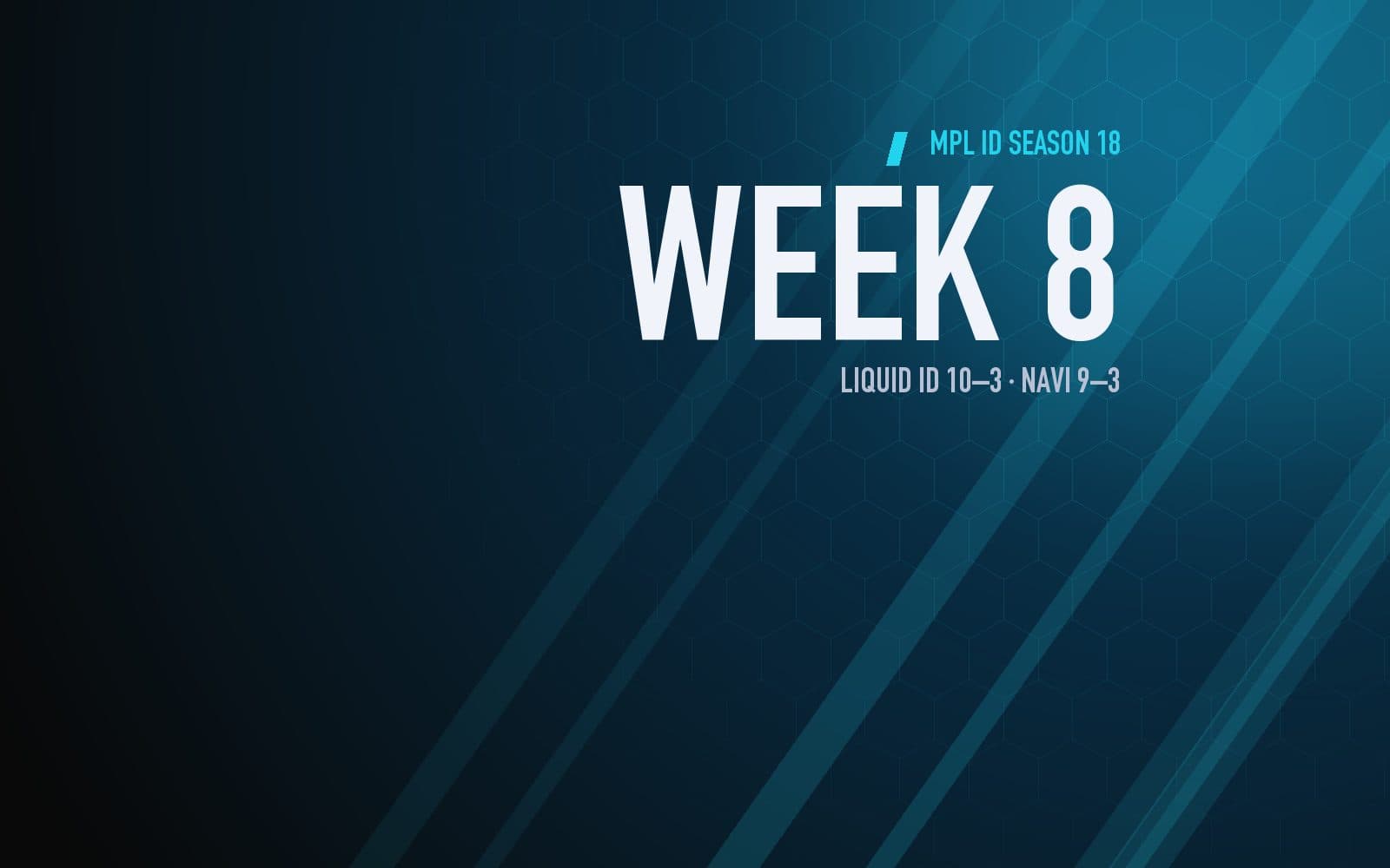 MPL Indonesia Season 18 Week 8 graphic